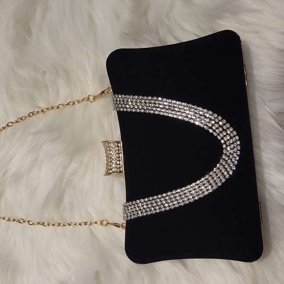 Velvet evening bag - Picture 6 of 7